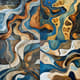 Abstract River Deltas - Flowing Organic Forms - Fluid Abstract Art for Contemporary Spaces and Creative Projects 1