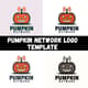 Pumpkin Network Logo Template - Modern Brand Identity Design for Businesses and Creatives 6