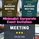 Minimalist Corporate Event Invitation - Sleek Business Invitations for Professional Events and Formal Gatherings 3