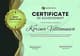 Modern Certificate Design - Black & Gold Theme - Sleek Professional Certificate Template for Training & Achievement Recognition 5