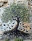 Detailed Tree Stencil - Urban Graffiti Art for Street Artists and Creative Urban Projects 5