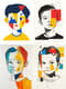 Bold Primary Color Minimalist Portrait of a Young Boy - Vibrant Minimalist Portrait Art for Modern Spaces and Creative Projects 4