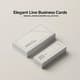 Elegant Line Business Cards - Minimal Monochrome Collection - Sleek Professional Templates for Impactful Branding and Networking 3