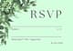 Green Watercolor Wedding RSVP Postcard - Elegant Business & Event Invitation Template for Memorable Celebrations 3