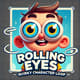 Rolling Eyes Quirky Character Loop - Animated Stock Video for Creative Storytelling and Fun Visuals 3