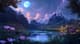 Moonblossom Vale Nocturnal Floral Field - Fantasy Environment Art for Immersive Storytelling and Game Design 6
