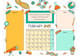2024 DoodleDays School Wall Calendar - Creative Yearly Planner for Students and Educators 5