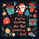 Festive Christmas New Year Greeting Card - Elegant Holiday Invitation for Warm Seasonal Celebrations 4