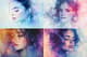 Watercolor Effect Digital Portrait of a Woman - Expressive Digital Portrait Art with Watercolor Style for Creatives and Designers 5