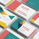 Colorful Bright Stationery Set - Vibrant Business Card Templates for Professional Branding and Office Use 5