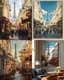 Street Photography Bustling Parisian View - Cinematic Urban Wall Art for Contemporary Spaces 3