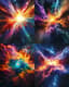 Supernova Wall Art - Luxe Cosmic Space Decor for Inspiring Modern Interiors and Creative Spaces 1