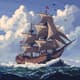 Pirate Ship Sailing Pixel Animation - Vibrant Pixel Art Animation for Game Developers and Digital Creators 6