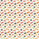 Sushi Party Manga Patterns - Playful Anime-Inspired Digital Patterns for Creative Projects and Printables 1