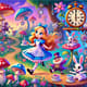 20+ Magical Alice in Wonderland CDR Illustration - Whimsical Cartoon Art for Creative Fun and Storytelling Projects 4