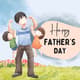 Colorful Celebration Father's Day Greeting - Vibrant Card Designs for Heartfelt Dad Tributes and Family Keepsakes 2025 3