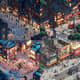 Bustling Urban Street Pixel Scene - Vibrant Isometric Pixel Art for Creative Projects and Game Design 3