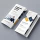 Corporate Trifold Brochure - Business Template - Sleek Professional Marketing Design for Impactful Brand Presentation 4
