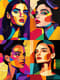Vector Art Style Digital Portrait of a Woman - Elegant Digital Portrait for Creative Projects and Personal Branding 6