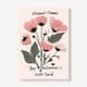 Elegant Flower Valentine's Day Love Card - Refined Romantic Greeting for Heartfelt Connections and Lasting Impressions 1