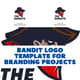 Bandit Logo Template for Branding Projects - Versatile Commercial Logo Design for Agencies and Entrepreneurs 1