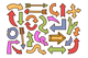 Arrow Doodles Hand Drawn SVG Set - Playful Hand-Drawn Arrows for Creative Designers and Craft Projects 6