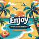 Enjoy Travel Flyer Template - Vibrant Vacation Promotion Design for Marketers and Agencies 3