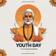 10 National Youth Day Posters - Swami Vivekananda Tribute PSD Set - Inspirational Marketing Templates for Youth Campaigns and Brand Promotion 3
