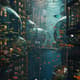 Aquapolis Crystal Dome Metropolis Concept - Futuristic Environment Concept Art for Creative Visionaries 1