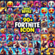 90+ Fortnite Icon - Vibrant Gaming Icons for Streamers and Content Creators 5