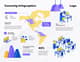 Co-working Space Cool Infographic Template - Modern Business Infographic for Engaging Teamwork Presentations 6