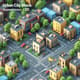 Urban City Block Isometric 3D - Detailed Isometric 3D Render for Architects and Designers 5