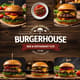 Burgerhouse Bar & Restaurant Flyer Template - Food & Drink Promo - Editable Marketing Design for Restaurants and Food Brands 2025-2026 4