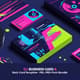 DJ Business Card & Rack Card Template - PSD Print Bundle for Modern Brand Professionals 4