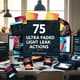 75 Ultra Faded Light Leak Actions - Cinematic Photoshop Presets for Creative Photo Enhancements and Professional Editing 4