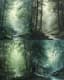 Misty Forest Painting - Serene Landscape Art for Home Decor and Creative Inspiration 4