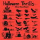 Halloween Thrills Red Black Activity List - Bold Goal & Bucket List Planner for Focused Personal and Creative Achievement 1