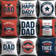 10 Father's Day Themes - CDR Template Bundle - Versatile Vector Designs for Heartfelt Celebrations and Creative Projects 1