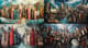 Cityscape with Melting Buildings Art - Surrealist Heritage Brushworks for Unique Wall Decor and Creative Spaces 3