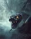 Terrifying Serpent Illustration - Dark Horror Creature Art for Spooky Visual Projects and Fantasy Design 6
