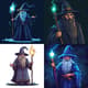 Fantasy Wizard Pixel Avatar - Vibrant Pixel Art Character for Games, Profiles, and Creative Storytelling 3