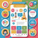 Kids School Social Media Template - Editable Educational Post Layout - Engaging, Customizable Designs for Educators and Marketers 3