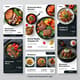 Restaurant Menu Banners - Social Media Template Kit - Vibrant Twitter Post Designs for Restaurant Marketing and Engagement 5