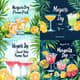 Margarita Day Social Media Promo Pack - Vibrant Multi-Platform Ad Templates for Engaging Campaigns 1
