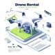 Drone Rental Services - Green FB Ad - Engaging Facebook Ad Template for Drone Rental Promotions 4