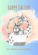 Sketch Bunny Happy Easter Card - Charming Hand-Drawn Easter Invitation for Festive Celebrations and Personal Greetings 6
