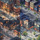 Bustling Urban Street Pixel Scene - Vibrant Isometric Pixel Art for Creative Projects and Game Design 4