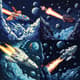 Retro Space Shooter with Spacecraft - Vibrant Pixel Art for Retro Gaming and Indie Developers 5
