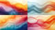 Warm Gradient Abstract Wall Art with Blended Hues - Contemporary Abstract Art for Modern Interiors and Creative Spaces 3