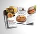 Burger Restaurant Menu Brochure - Trifold PSD Layout - Professional Editable Flyer Template for Marketing and Promotions 6